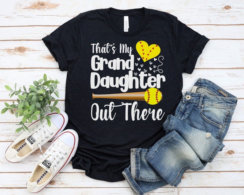 That's My Grand Daughter Softball T-shirt