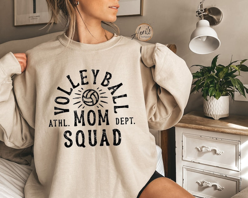 Volleyball Mom Squad Sweatshirt