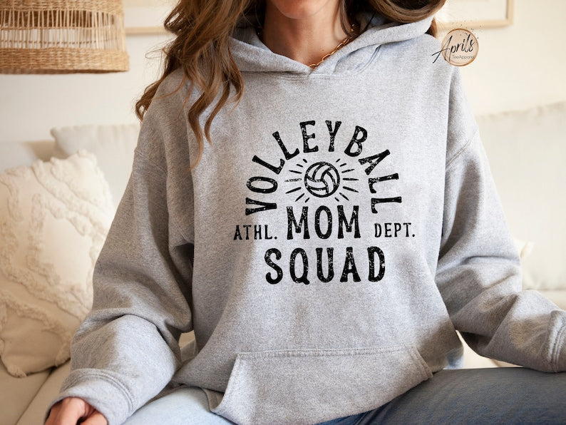 Volleyball Mom Squad Sweatshirt