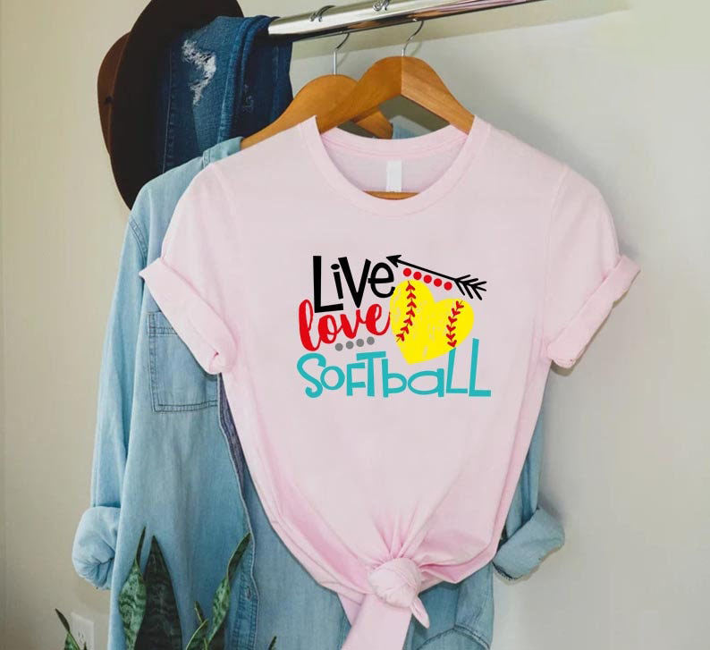 Live Love Softball Tshirt