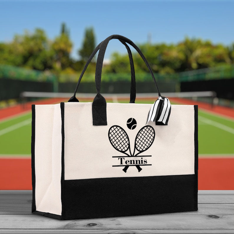 Tennis Canvas Tote Bag