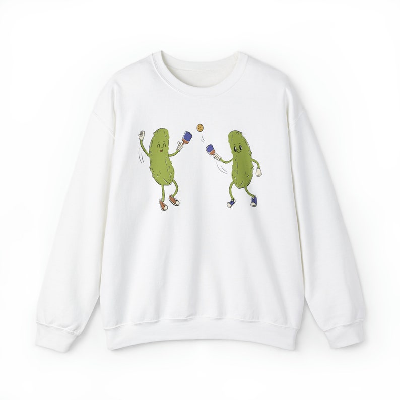 Pickle Playing Pickleball Player Sweatshirt