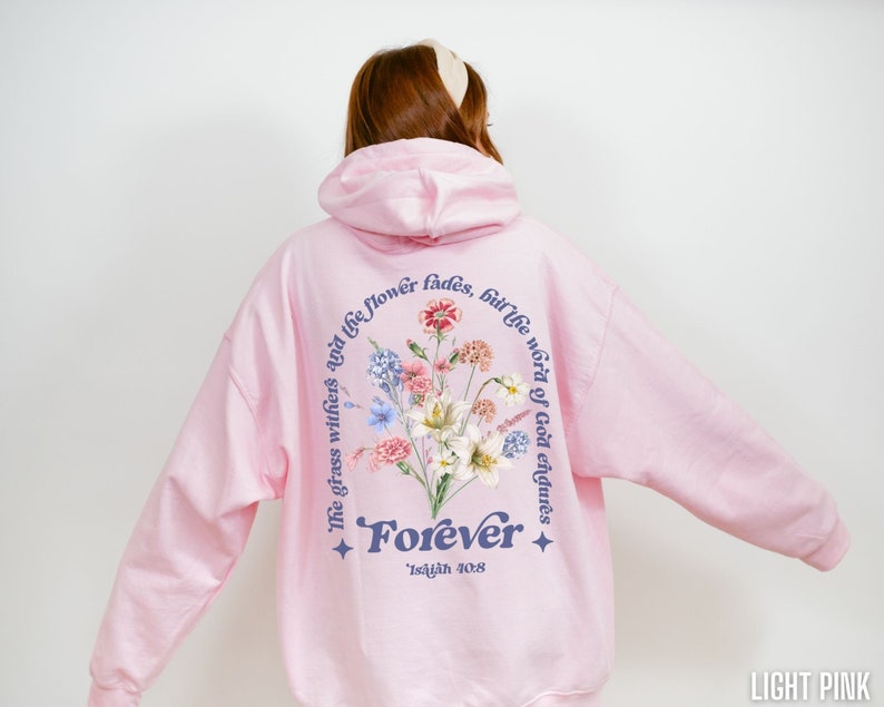 Jesus Hoodie Aesthetic Christian Sweatshirt Womens Religious Shirt Bible Verse Shirt Christian Gift For Her Trendy Oversized Faith Pullover