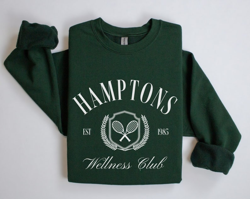 Hamptons Wellness Club Tennis  Sweatshirt