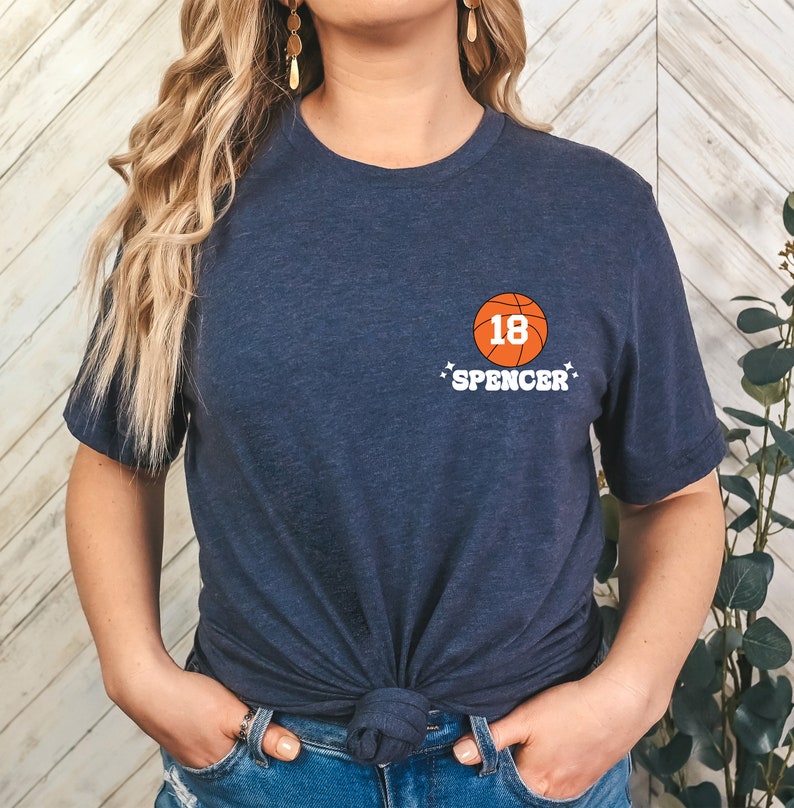 In My Basketball Mom Era T-Shirt，Customized Your Name And  Number