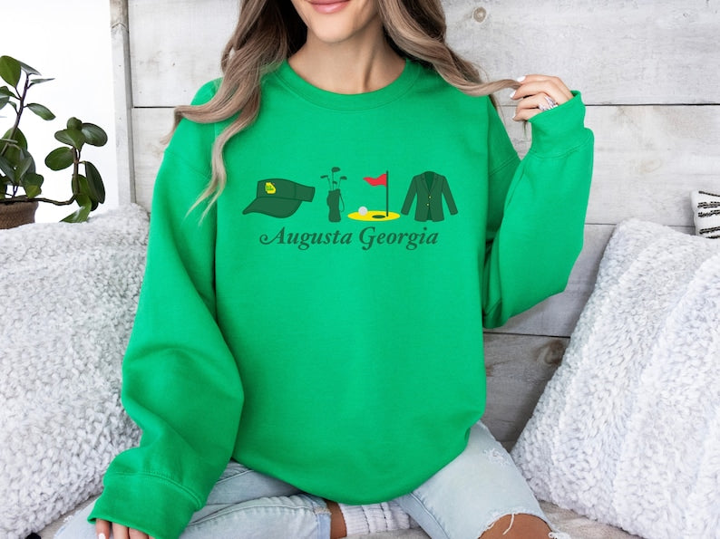 Augusta National Masters Golf Club Inspired Queen Sweatshirt