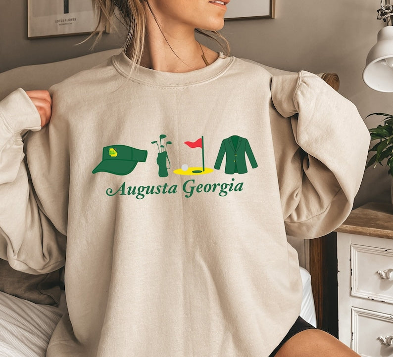 Augusta National Masters Golf Club Inspired Queen Sweatshirt