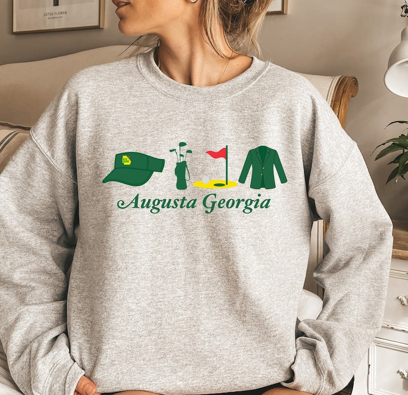 Augusta National Masters Golf Club Inspired Queen Sweatshirt