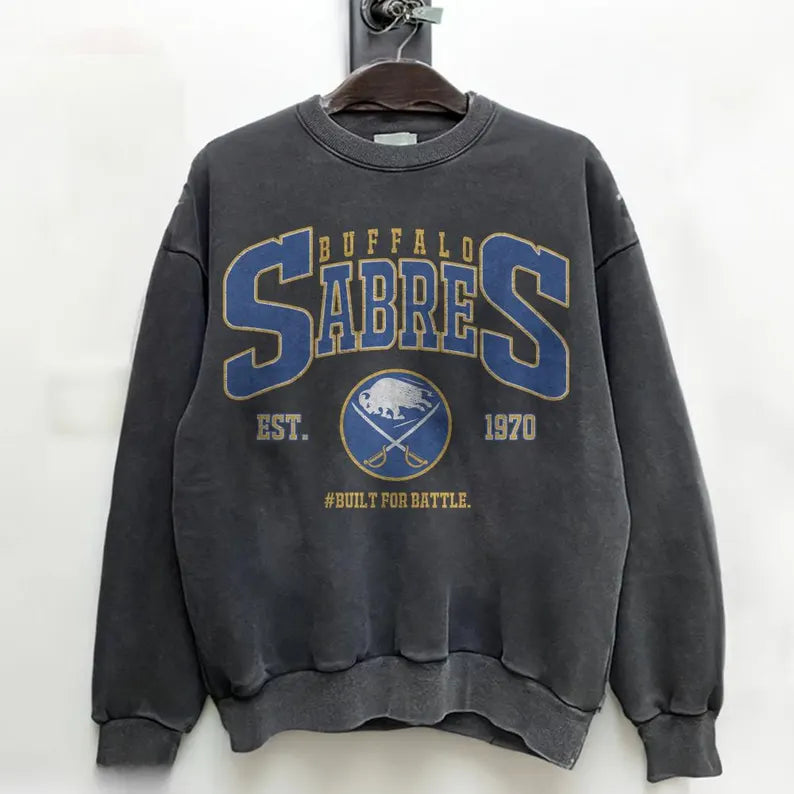 Vintage 90s Buffalo Sabres Ice Hockey Sweatshirt