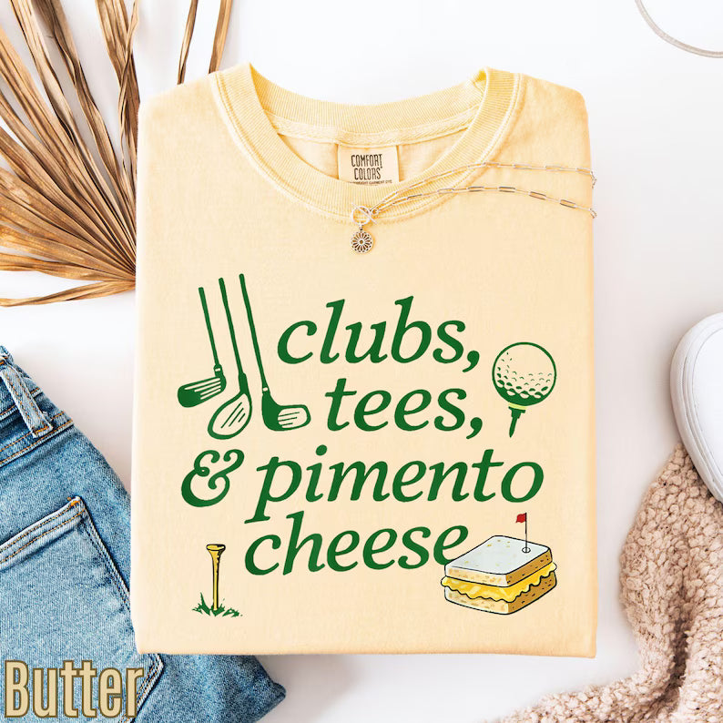 Clubs Tees Pimento Cheese Golf Tournament, Masters Inspired T-Shirt