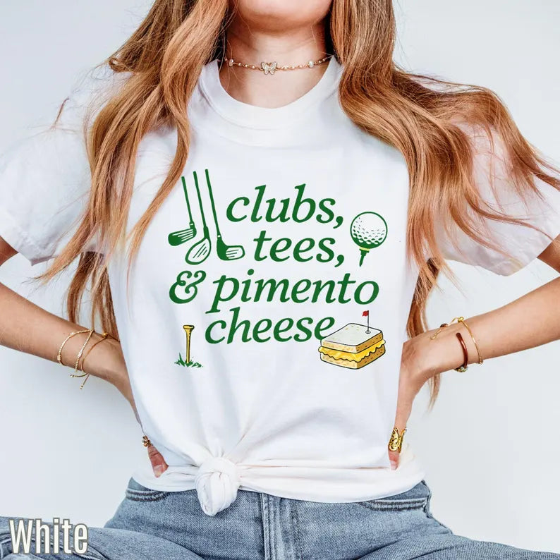 Clubs Tees Pimento Cheese Golf Tournament, Masters Inspired T-Shirt