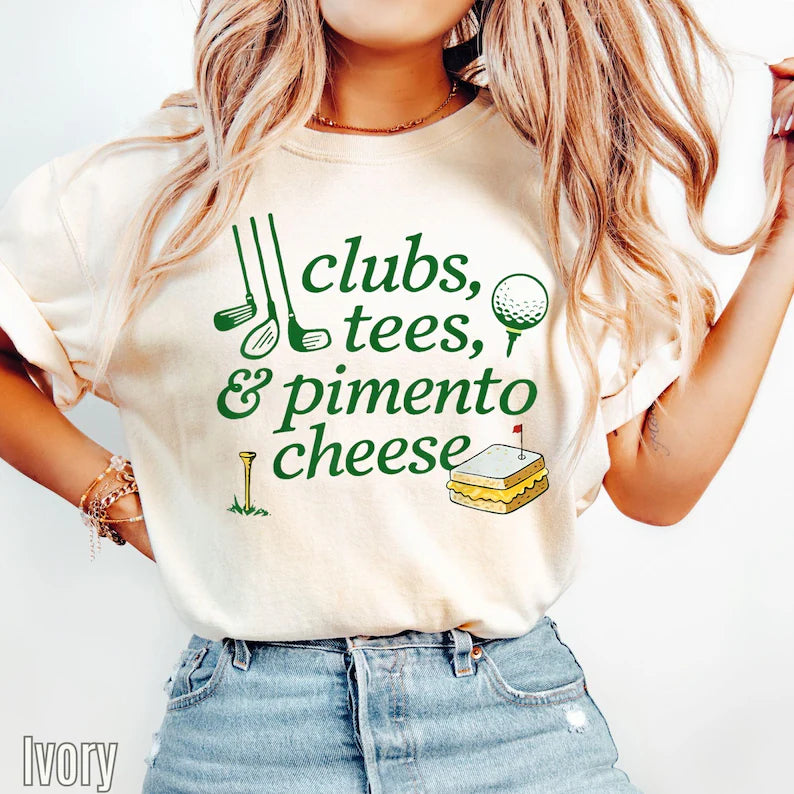 Clubs Tees Pimento Cheese Golf Tournament, Masters Inspired T-Shirt