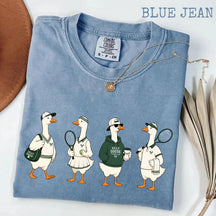 Comfort Colors®  Funny Tennis Player，Silly Goose Tennis T-Shirt