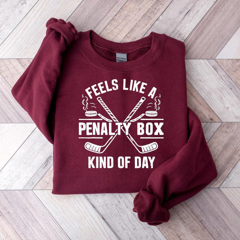Hockey Penalty Box Sweatshirt.