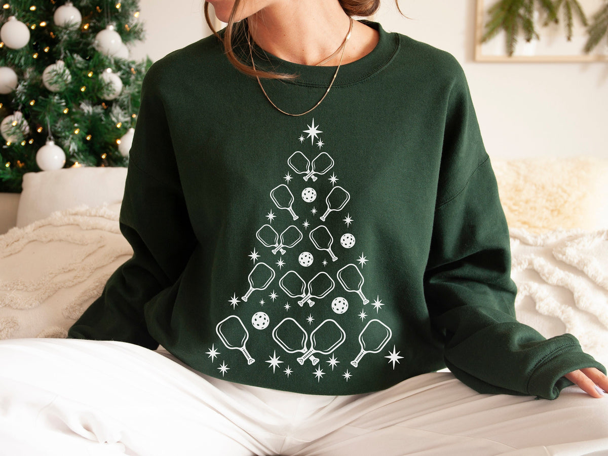Pickleball Christmas Sweatshirt