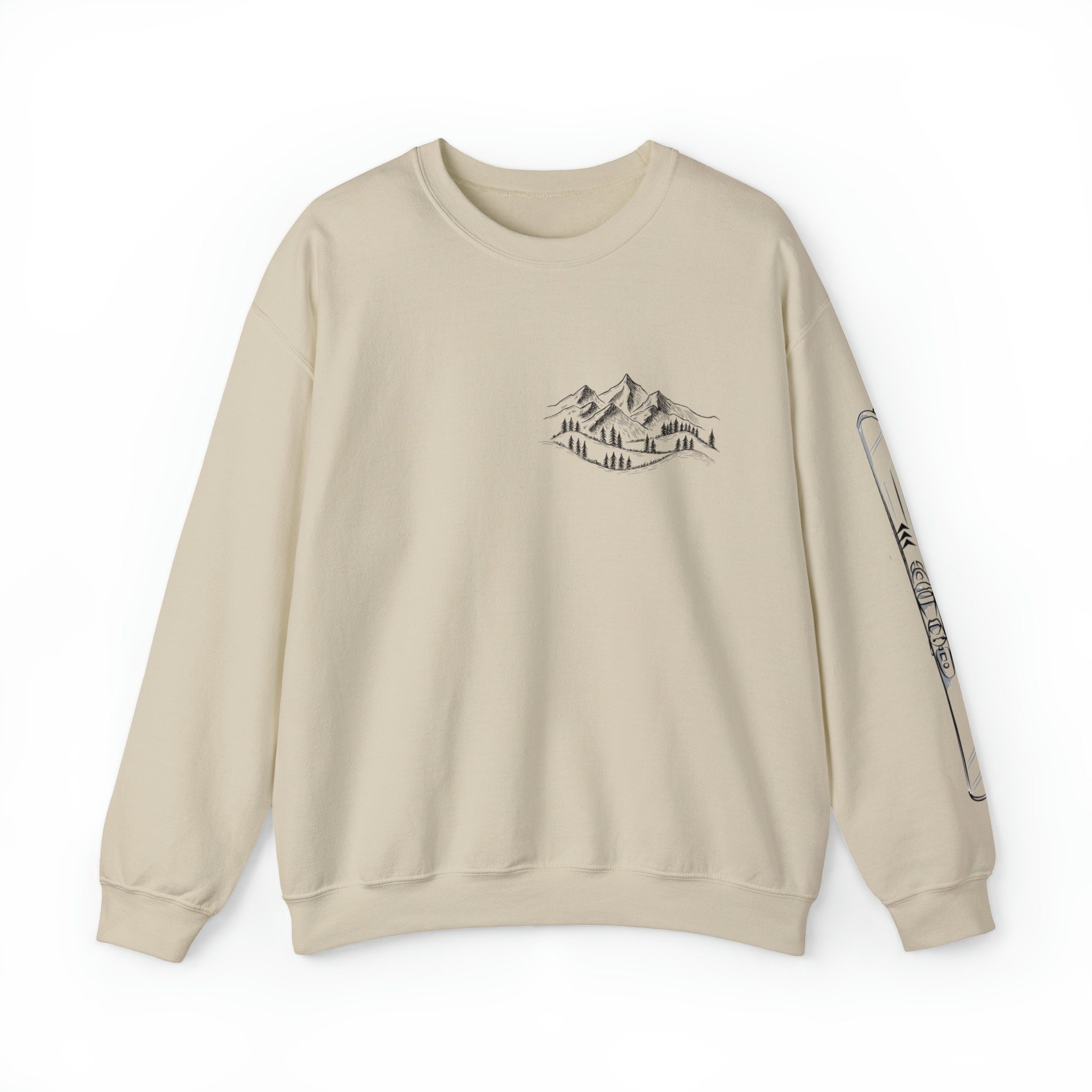 Outdoorsy Lover Prays for Snow，Skiing Sweatshirt