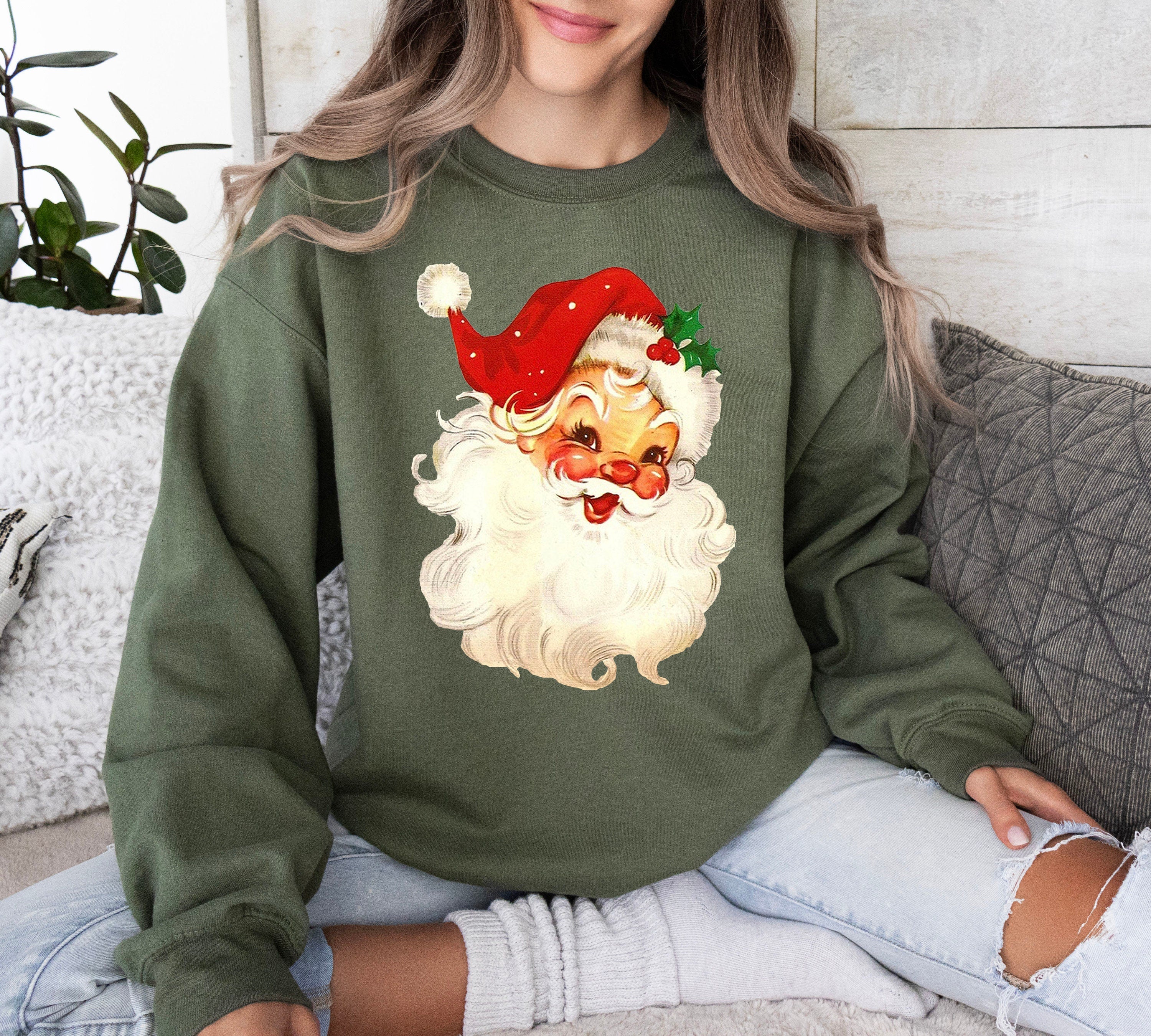 Vintage Santa Christmas Sweatshirt