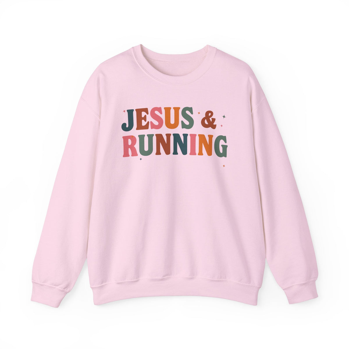 Jesus Running Marathoner Sweatshirt