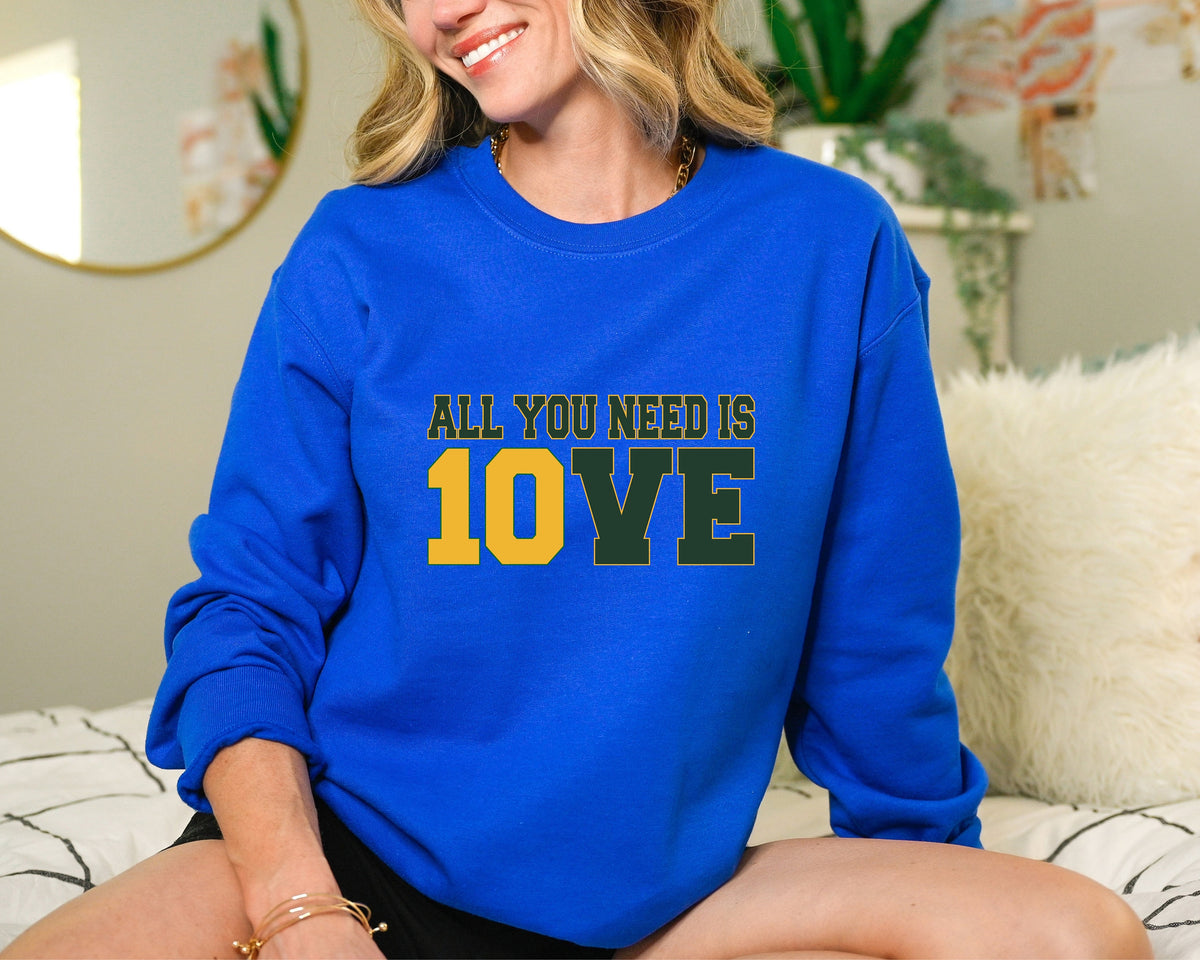 All You Need is Love Football Sweatshirt
