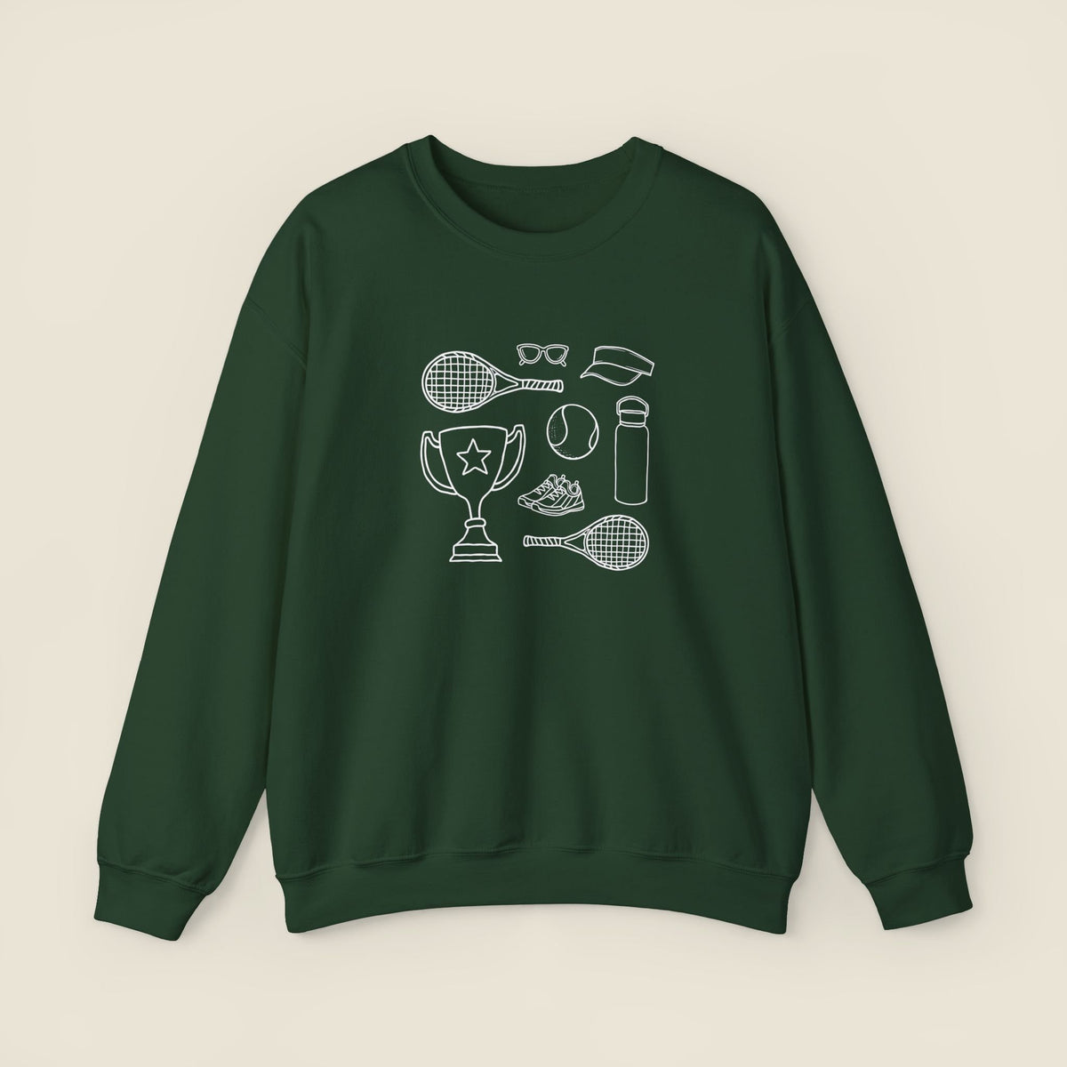 Tennis Player Cute Graphic Sweatshirts