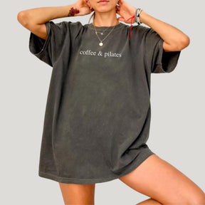 Coffee & Pilates Comfort Colors T-Shirt
