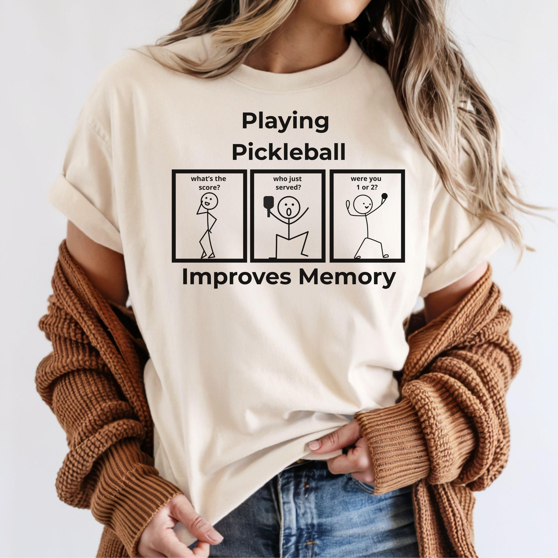 Comfort Colors Playing Improves Memory Funny T-shirt
