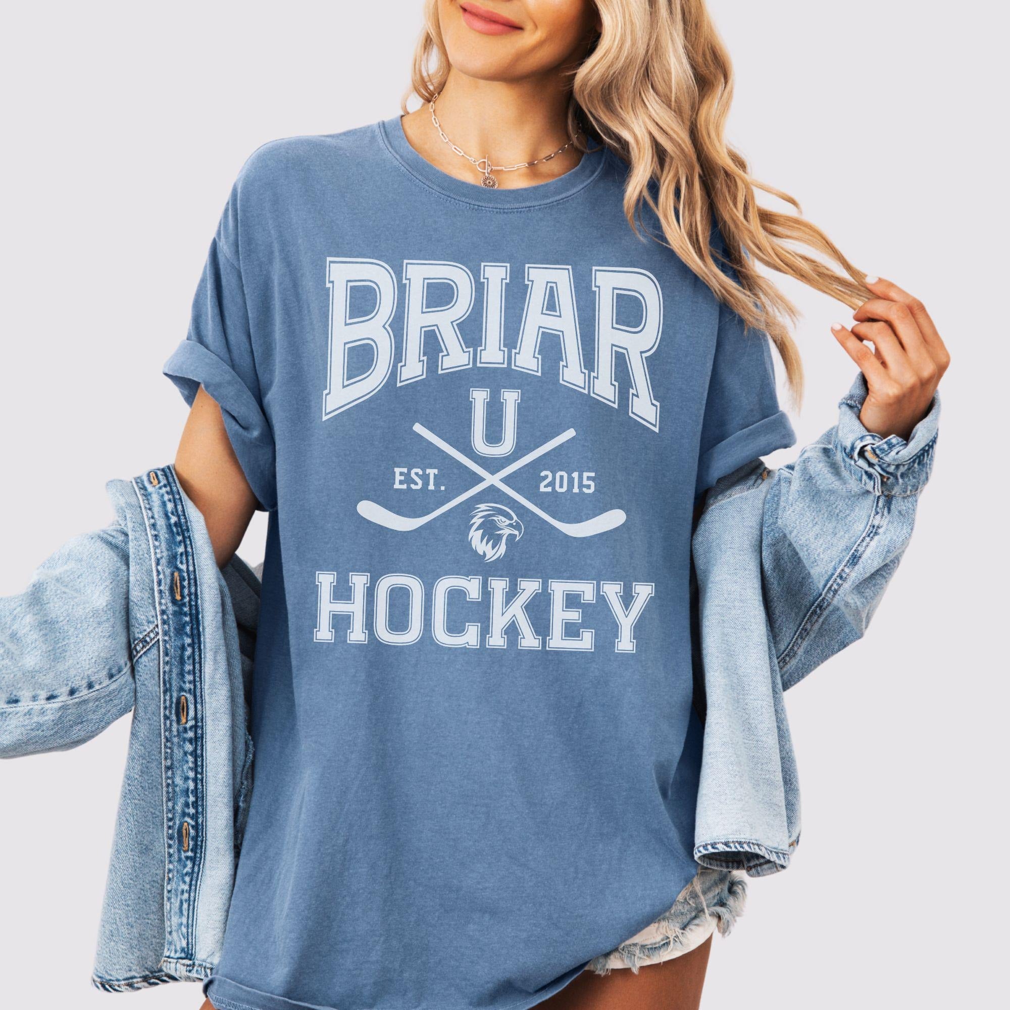 Comfort Colors Briar University Hockey T-Shirt