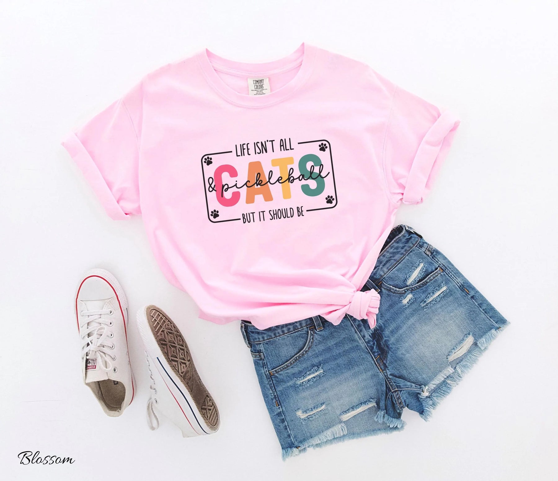 Comfort Colors Life Isn't All Cats&Pickleball，But it Should Be T-Shirt