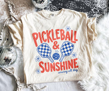 Comfort Colors Pickleball & Sunshine T-Shirt
