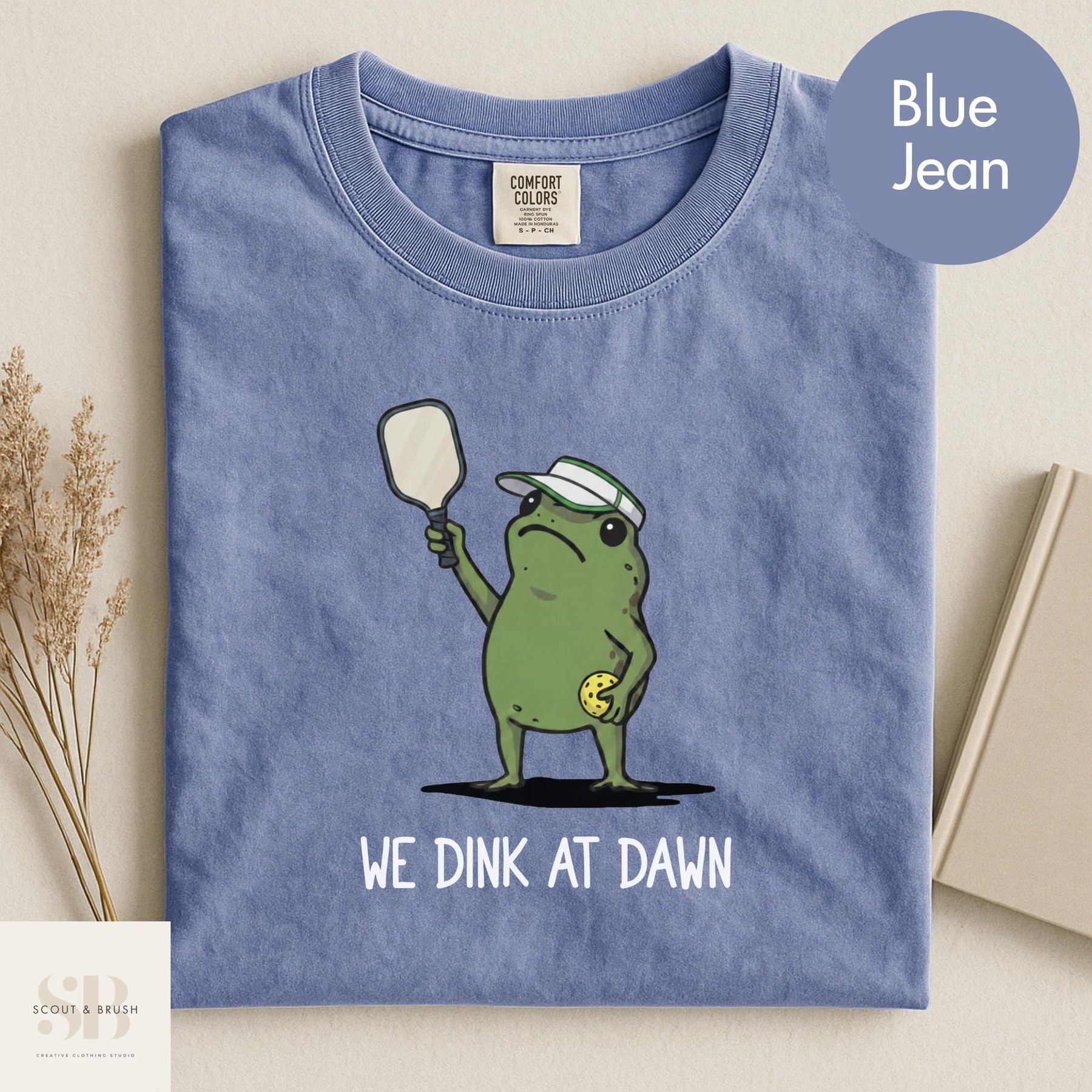 Comfort Colors We Dink At Dawn Pickle Ball T-shirt
