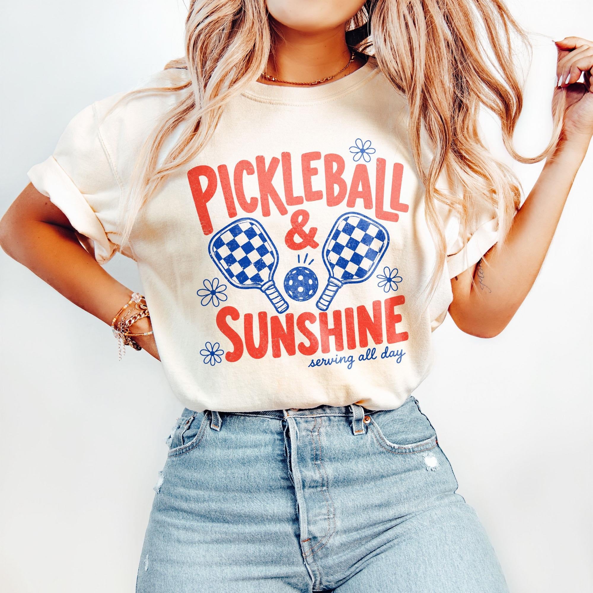 Comfort Colors Pickleball & Sunshine T-Shirt