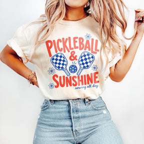 Comfort Colors Pickleball & Sunshine T-Shirt