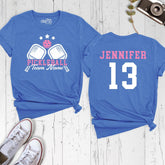 Pickleball Game Day T-shirt,Personalized Name Number Pickleball Group