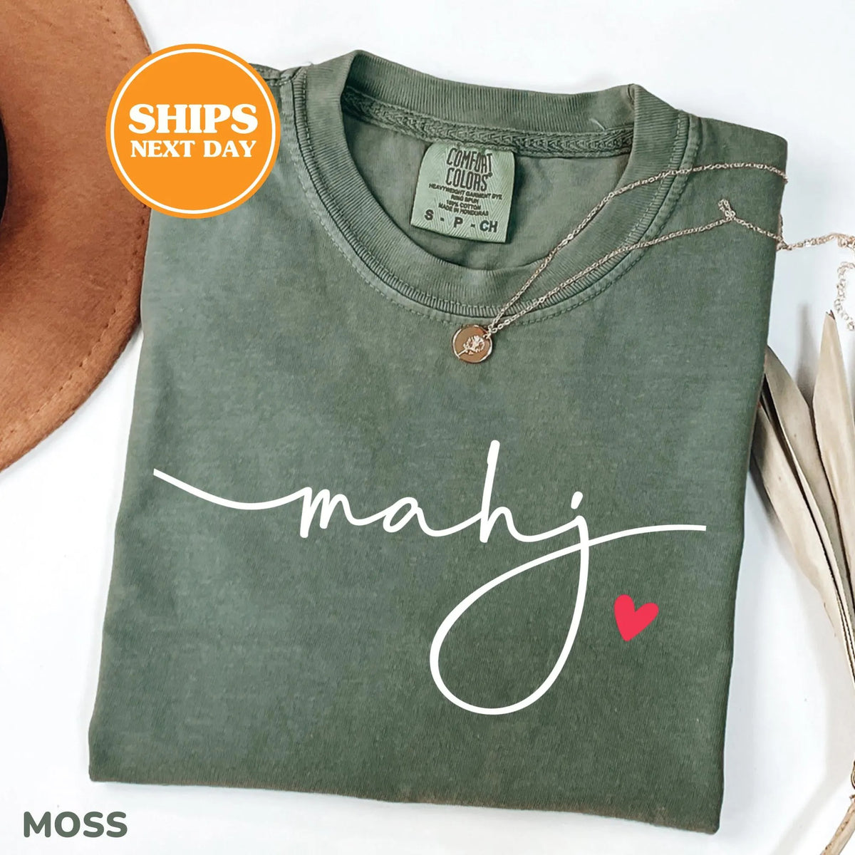 Comfort Colors Cute Minimalistic Mahjong T-Shirt