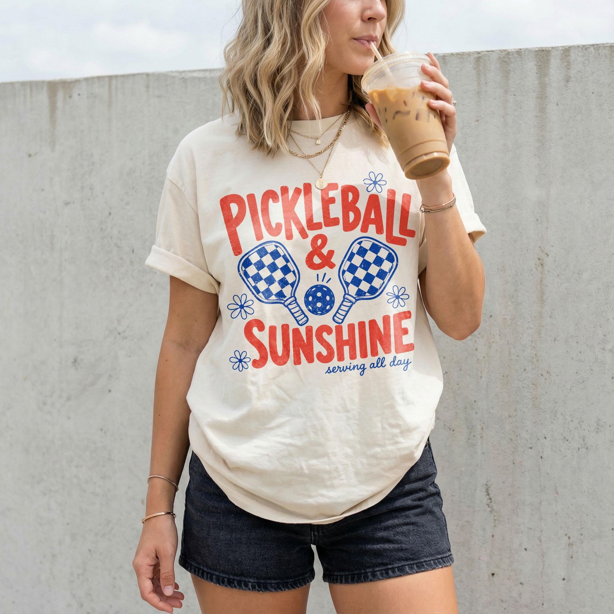 Comfort Colors Pickleball & Sunshine T-Shirt