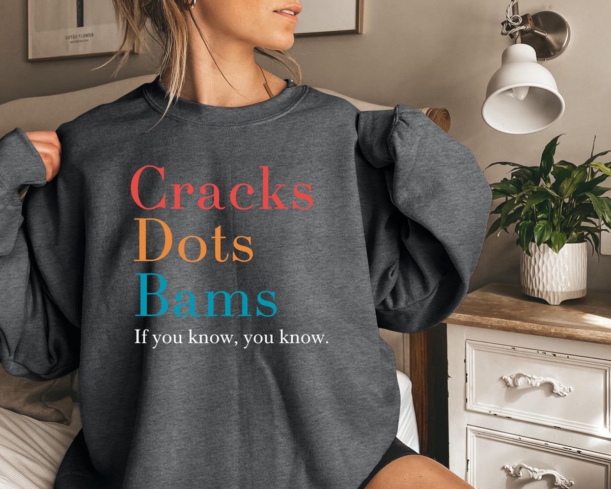 Cracks Dots Bams Sweatshirt