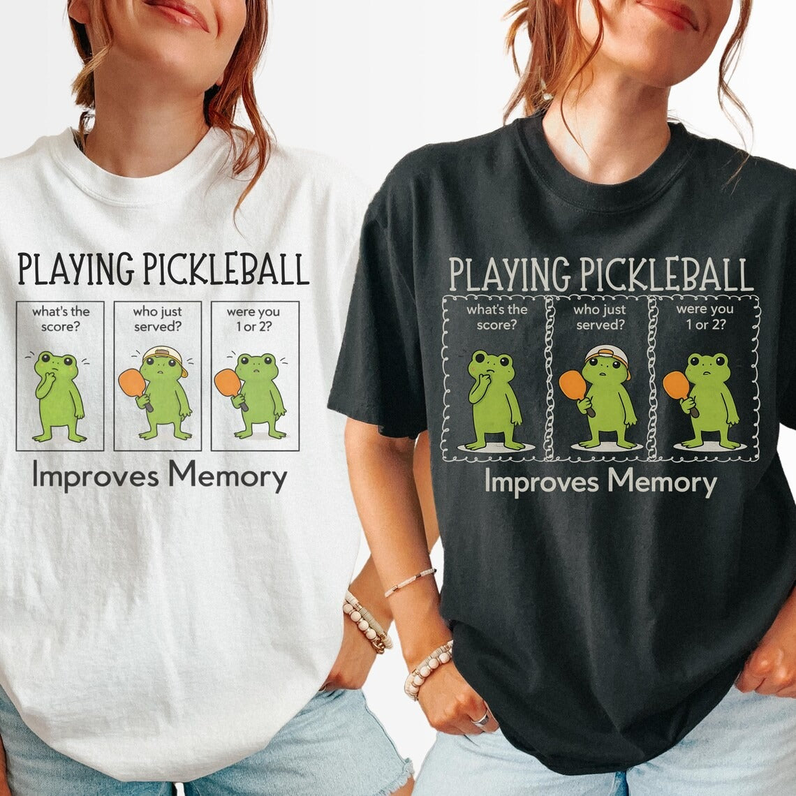 Comfort Colors Playing Pickleball Improves Memory T-shirt