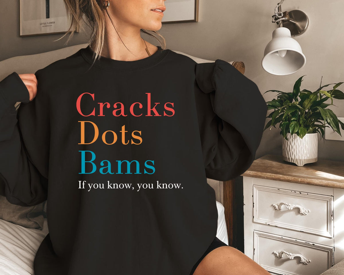 Cracks Dots Bams Sweatshirt