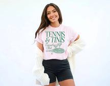 Comfort Colors Tennis and Tinis Social Club T-Shirt