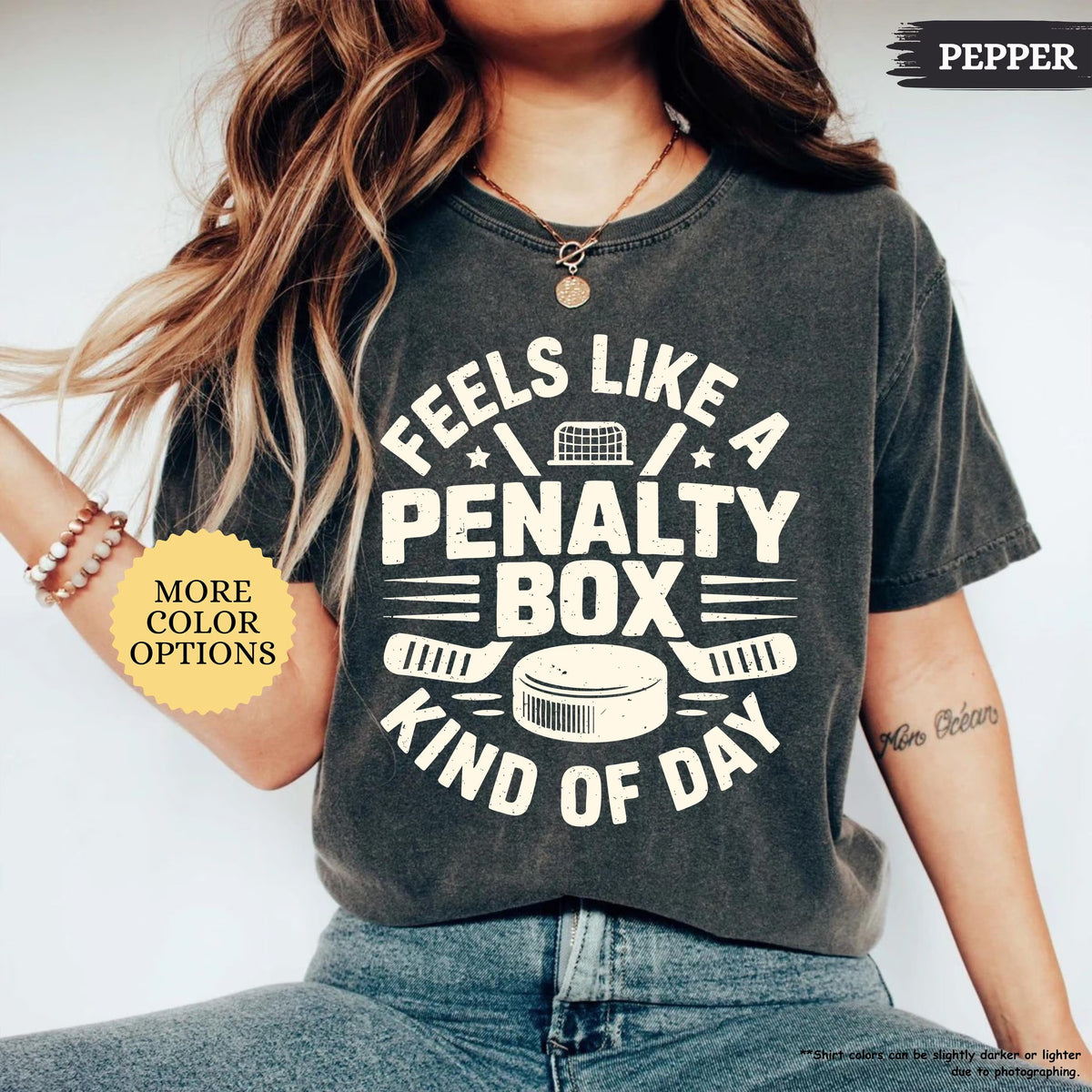 Comfort Colors Feels Like A Penalty Box Kind Of Day T-shirt