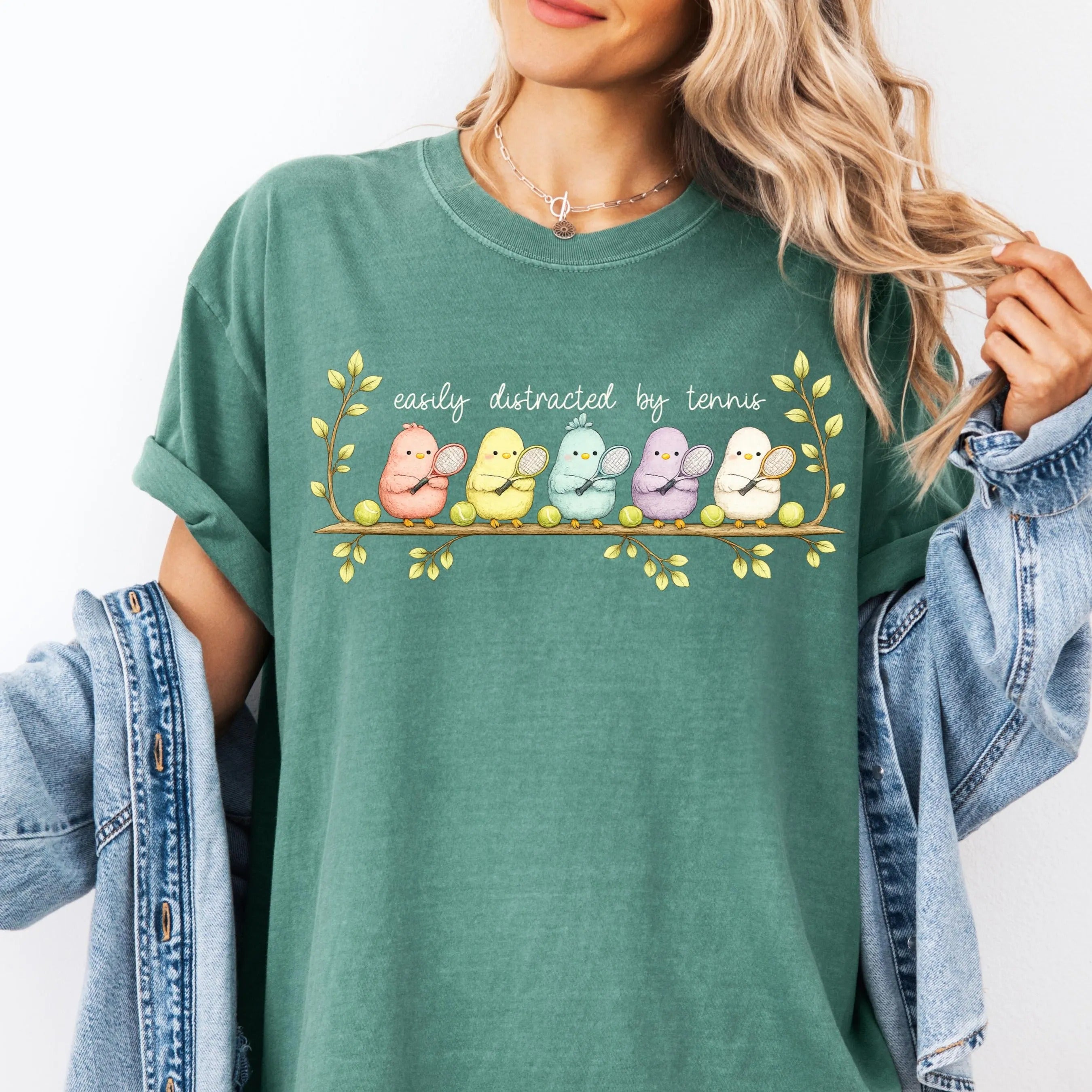 For the girlies who are easily distracted by tennis T-Shirt