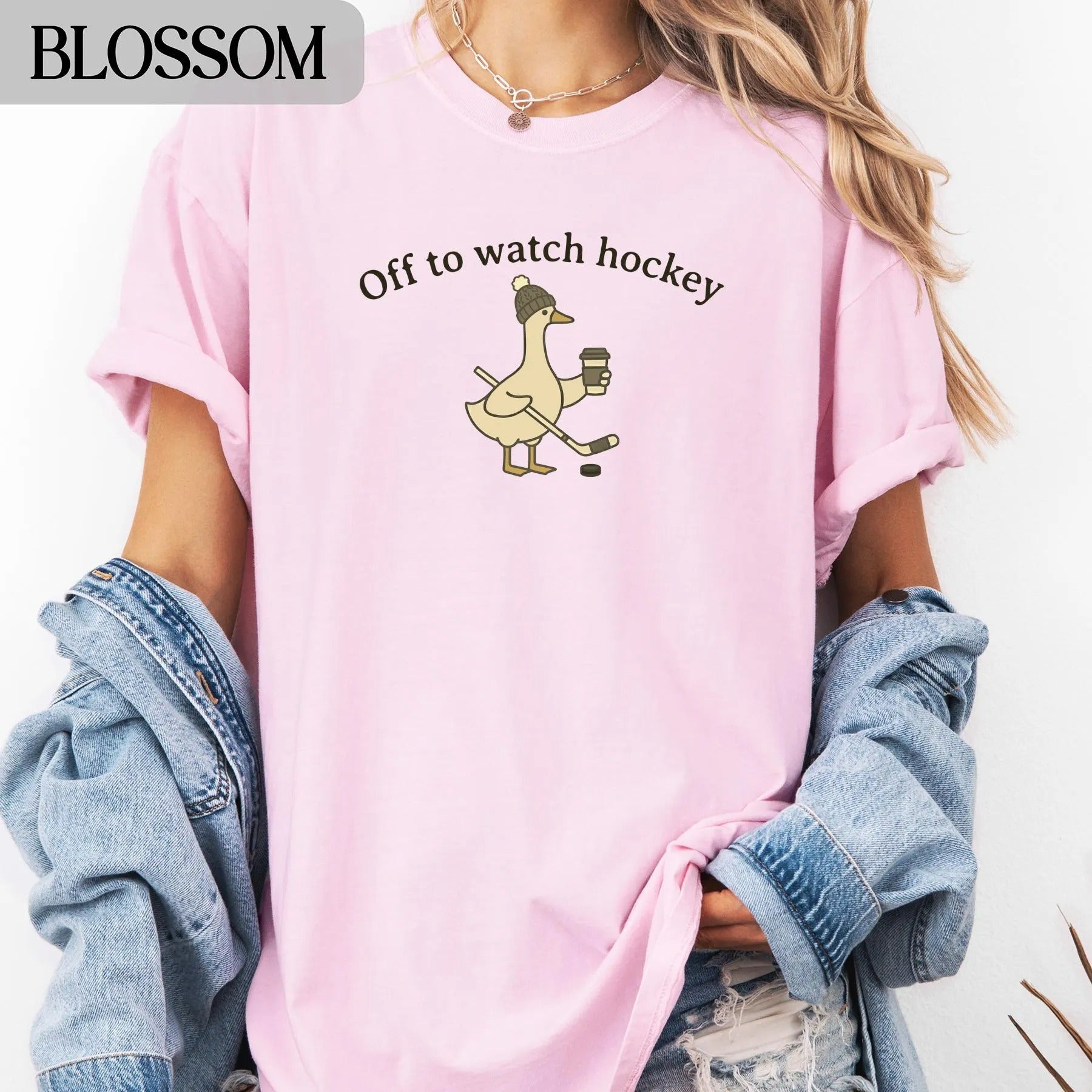 Comfort Colors Off to Watch Hockey T-Shirt
