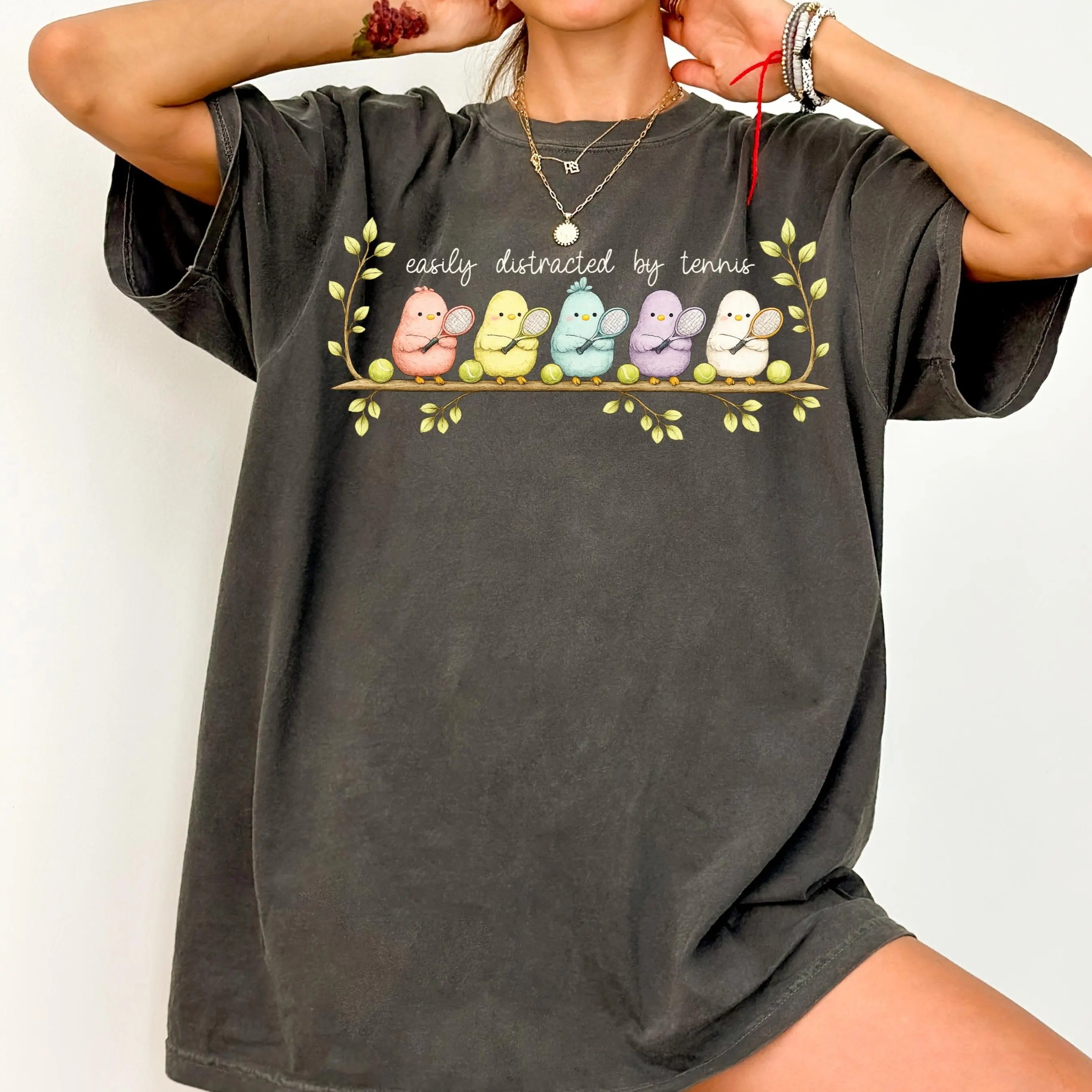 For the girlies who are easily distracted by tennis T-Shirt
