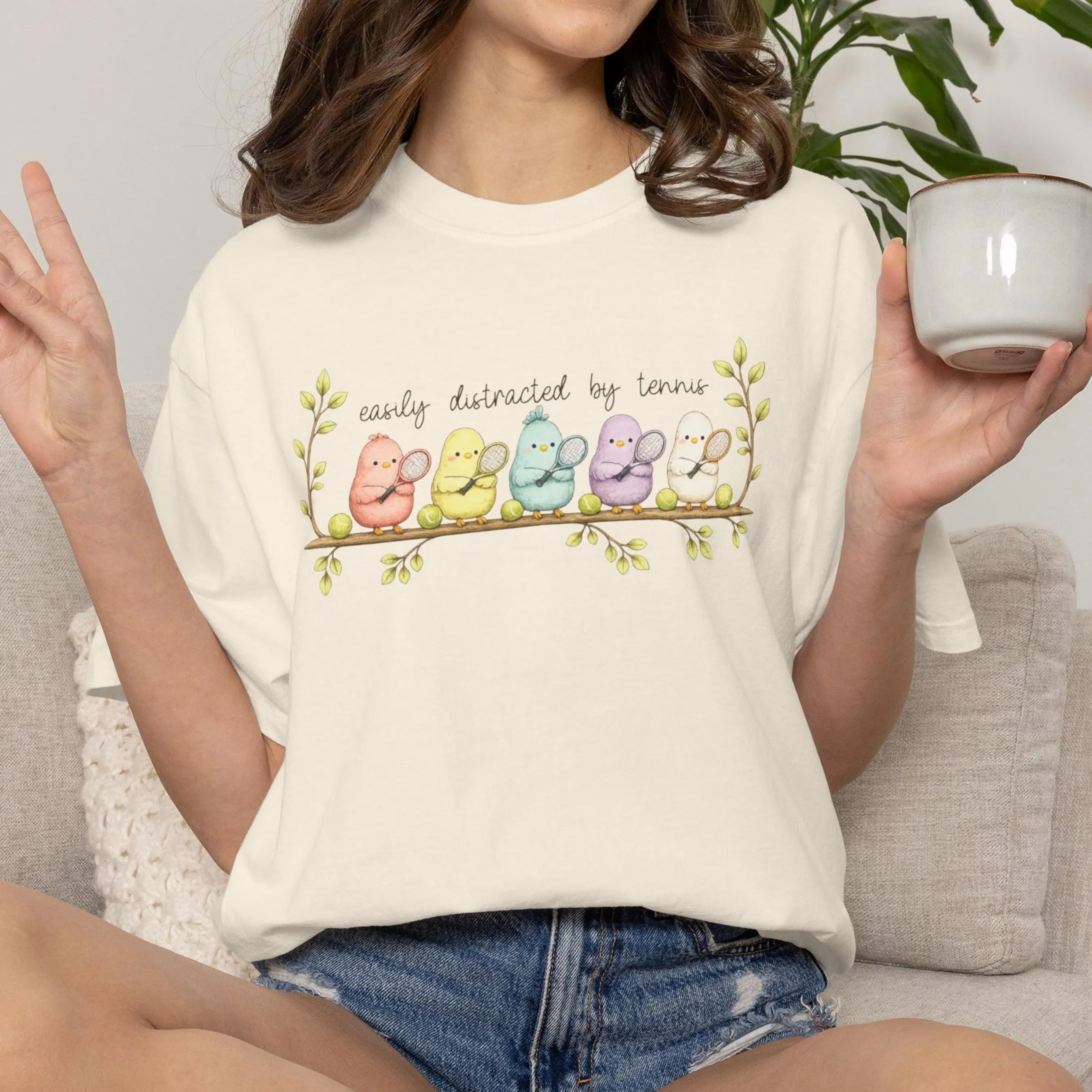 For the girlies who are easily distracted by tennis T-Shirt