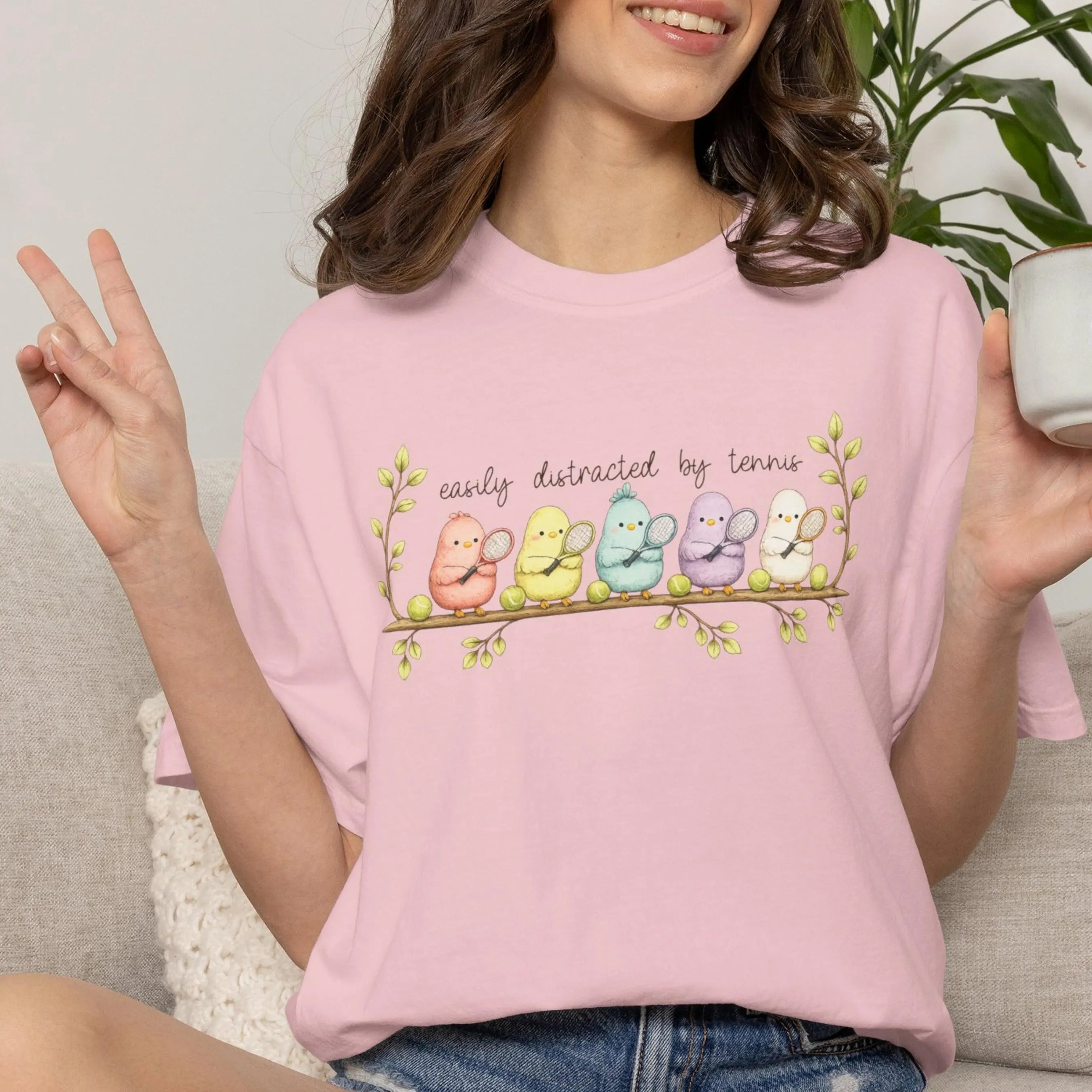 For the girlies who are easily distracted by tennis T-Shirt