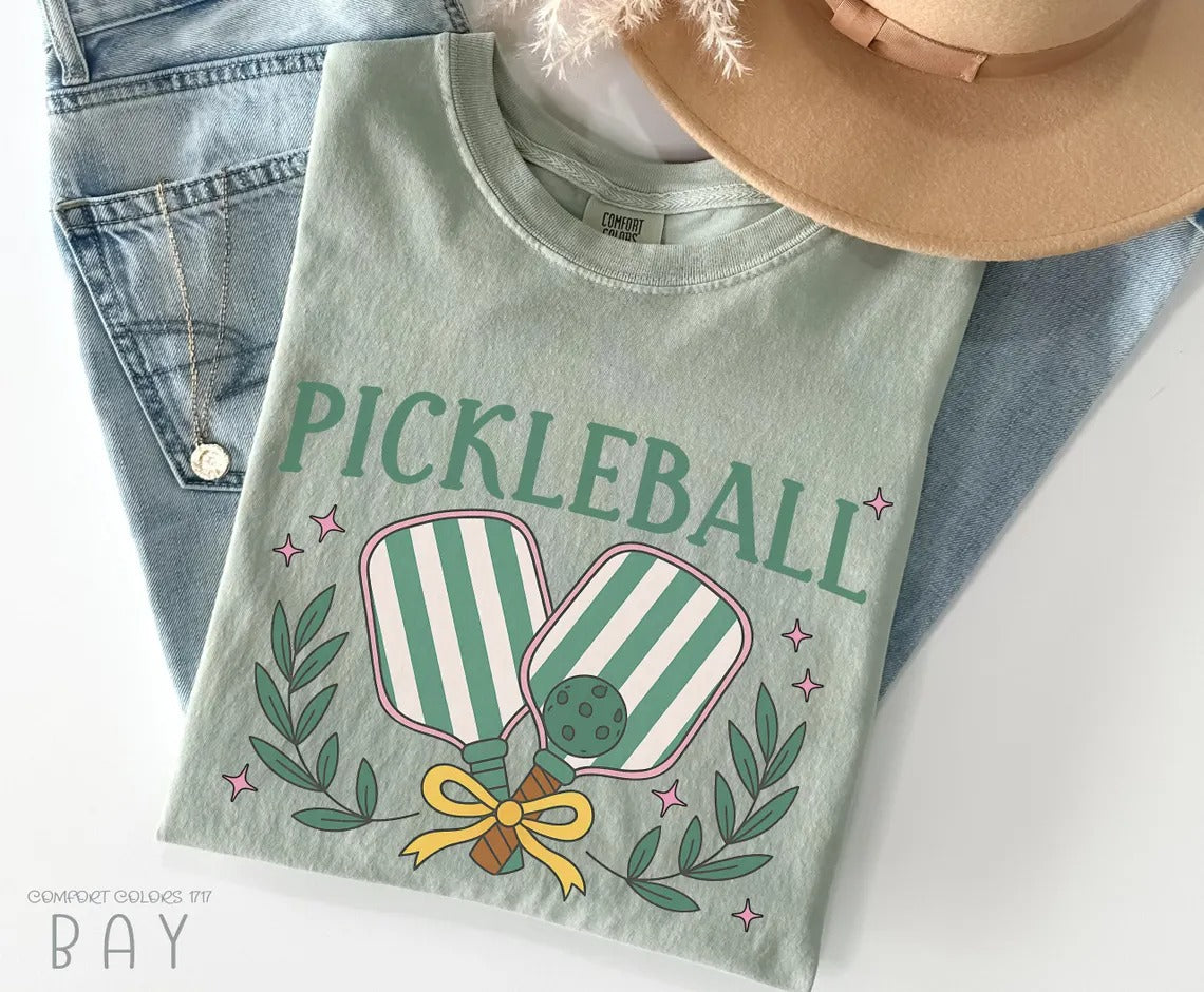 Comfort Colors Pickle Ball Paddleball T-shirt