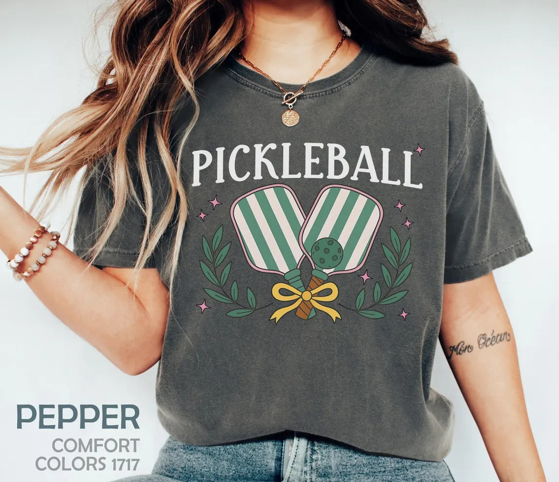 Comfort Colors Pickle Ball Paddleball T-shirt