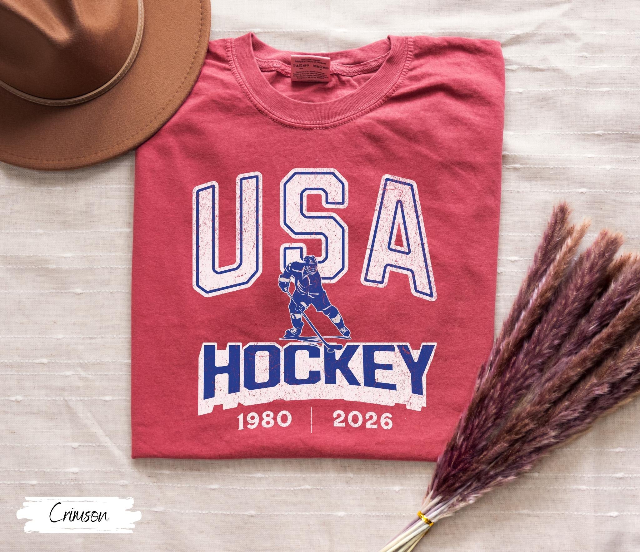 Comfort Colors USA Hockey 1982|2026 T-shirt