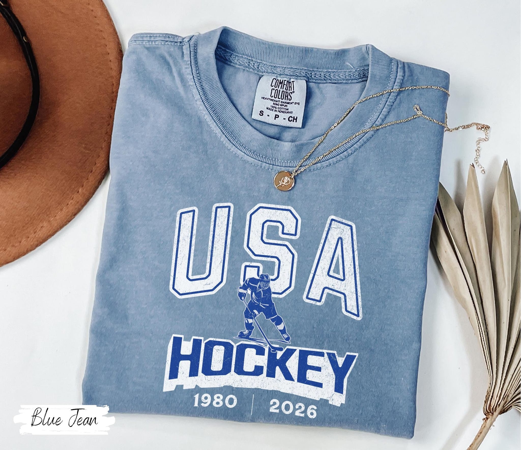 Comfort Colors USA Hockey 1982|2026 T-shirt