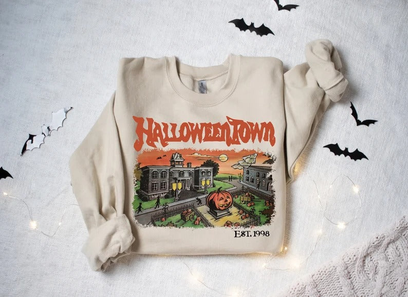 Halloweentown Printed Sweatshirt